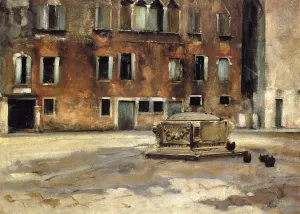 Campo San Agnese, Venice by John Singer Sargent - Oil Painting Reproduction