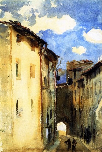 Main Product Photo of Camprodon, Spain Painting by John Singer Sargent