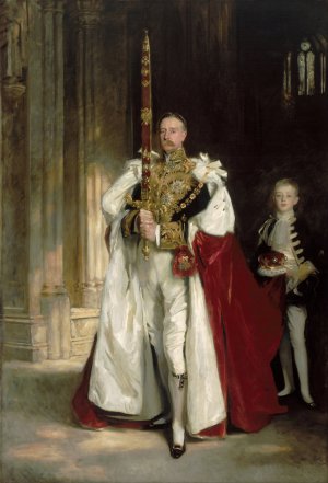 Charles Stewart, Sixth Marquess Of Londonderry, Carrying The Great Sword Of State At The Coronation … by John Singer Sargent Oil Painting
