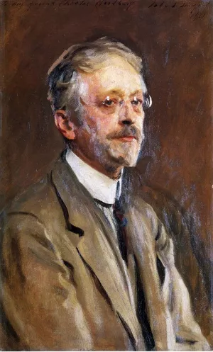 Charles Woodbury by John Singer Sargent - Oil Painting Reproduction