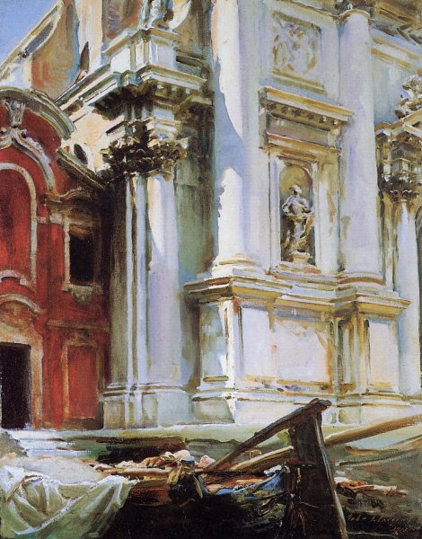 Church of St. Stae, Venice by John Singer Sargent - Hand-Painted Oil Painting Reproduction