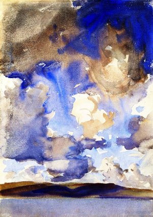 Clouds by John Singer Sargent Oil Painting