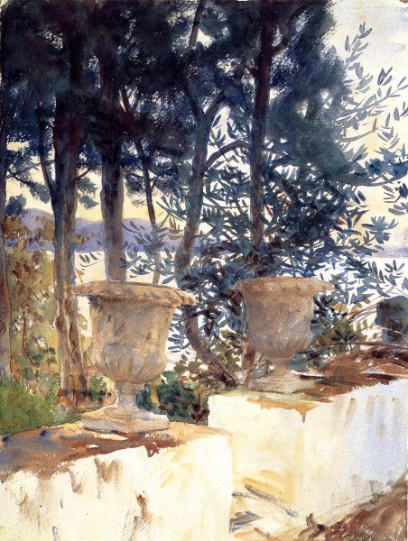 Main Product Photo of Corfu: The Terrace Painting by John Singer Sargent
