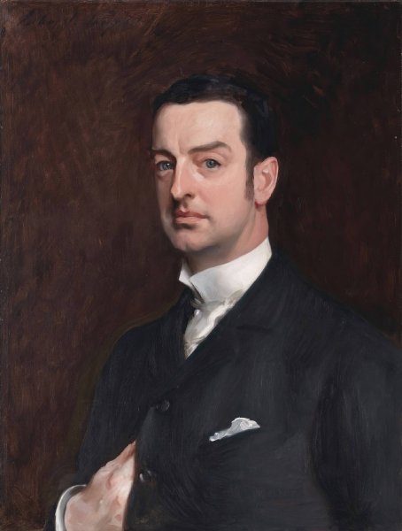 Cornelius Vanderbilt II  by John Singer Sargent - Hand-Painted Oil Painting Reproduction