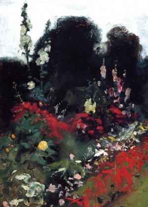 Corner of a Garden by John Singer Sargent Oil Painting