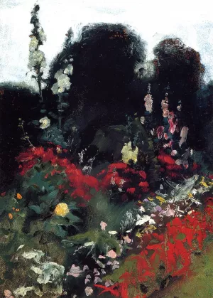 Corner of a Garden by John Singer Sargent Oil Painting