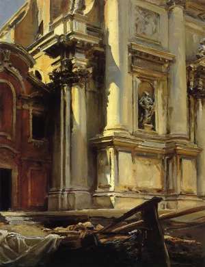 Corner of the Church of St. Stae, Venice II by John Singer Sargent - Oil Painting Reproduction