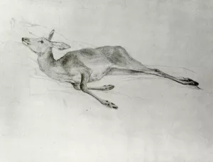 Deer by John Singer Sargent Oil Painting