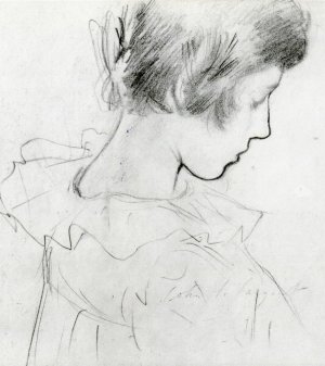 Dorothy Barnard also known as study for Carnation, Lily, Lily, Rose by John Singer Sargent Oil Painting