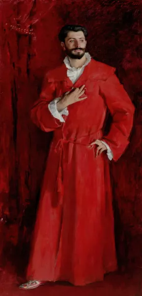 Dr. Pozzi at Home by John Singer Sargent Oil Painting