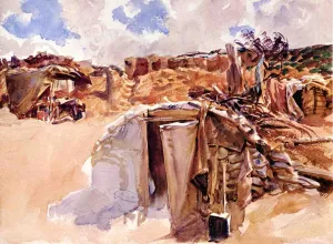 Dugout Oil painting by John Singer Sargent