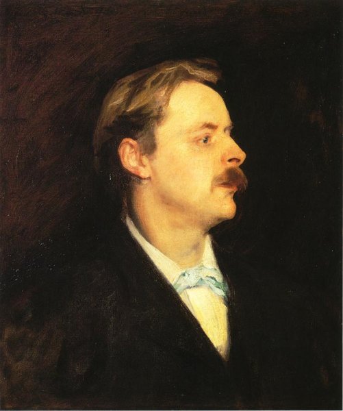 Edmond Gosse by John Singer Sargent - Hand-Painted Oil Painting Reproduction