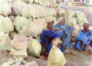 Egyptian Water Jars by John Singer Sargent Oil Painting