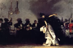 El Jaleo Oil painting by John Singer Sargent