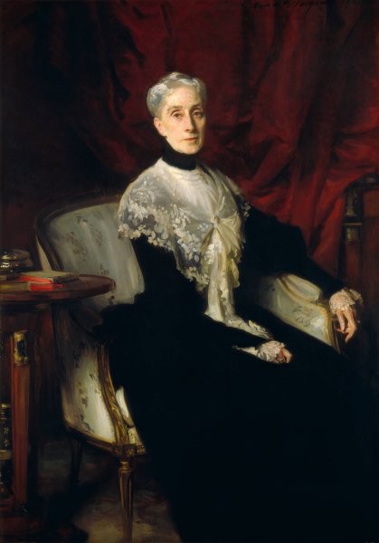 Ellen Peabody Endicott  by John Singer Sargent - Hand-Painted Oil Painting Reproduction