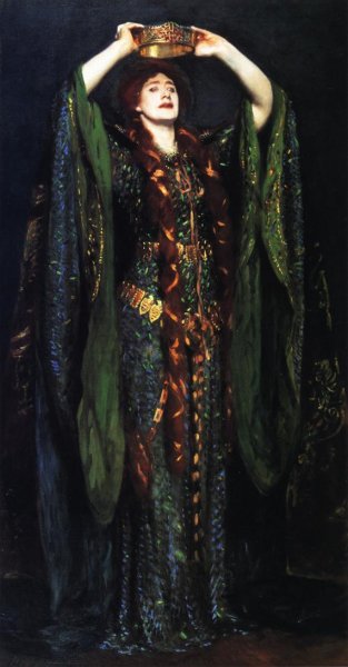 Ellen Terry as Lady Macbeth by John Singer Sargent - Hand-Painted Oil Painting Reproduction