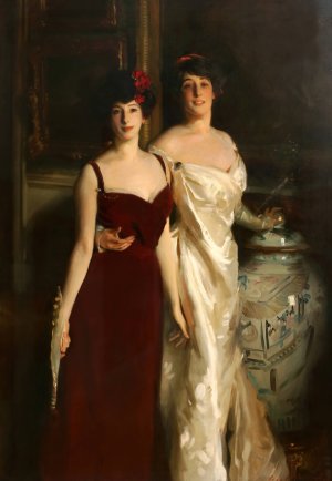 Ena and Betty, daughters of Asher and Mrs. Wertheimer by John Singer Sargent Oil Painting