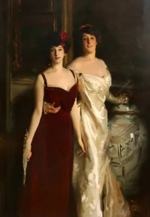 Ena and Betty, daughters of Asher and Mrs. Wertheimer by John Singer Sargent Oil Painting