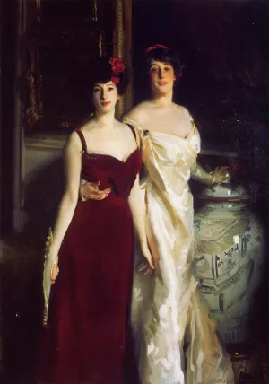 Ena and Betty, Daughters of Asher and Mrs. Wertheimer by John Singer Sargent - Oil Painting Reproduction