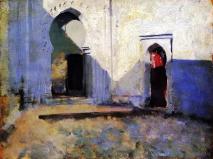 Entrance to a Mosque by John Singer Sargent Oil Painting