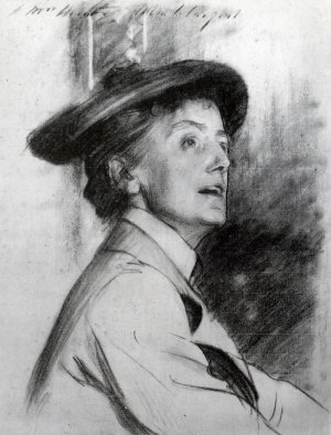 Ethel Smyth by John Singer Sargent Oil Painting