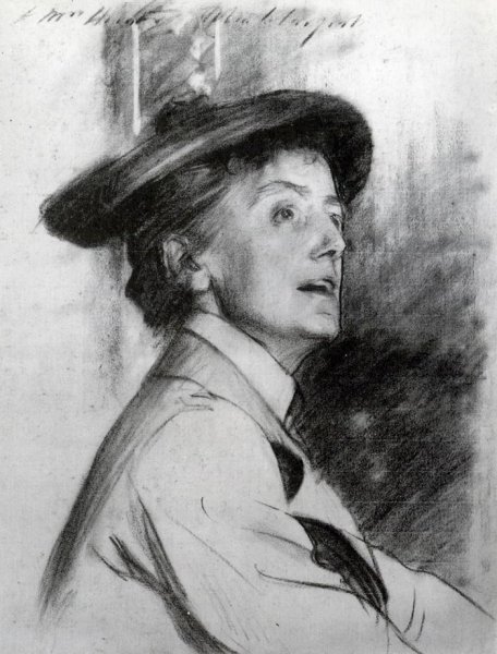 Ethel Smyth by John Singer Sargent - Hand-Painted Oil Painting Reproduction
