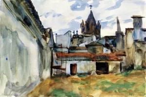 Evora, Portugal by John Singer Sargent - Oil Painting Reproduction