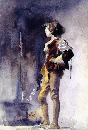 Figure in Costume by John Singer Sargent Oil Painting