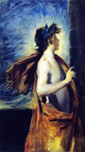 Figure of Apollo from 'The Forge of Vulcan' (after Velazquez) Oil painting by John Singer Sargent