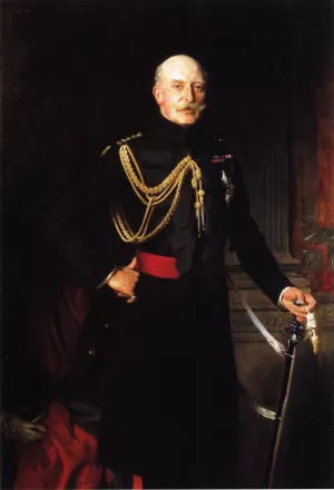 Fiield Marshall H.R.H. the Duke of Connaught and Strathearn by John Singer Sargent - Oil Painting Reproduction