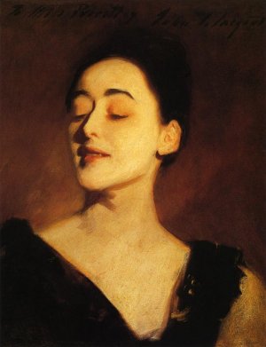 Flora Priestley also known as Lamplight Study by John Singer Sargent Oil Painting