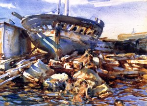 Flotsam and Jetsam by John Singer Sargent Oil Painting