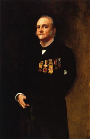 General Lucius Fairchild by John Singer Sargent Oil Painting