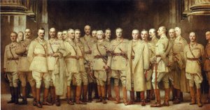 General Officers of World War I by John Singer Sargent Oil Painting