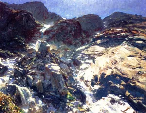 Glacier Streams by John Singer Sargent - Oil Painting Reproduction