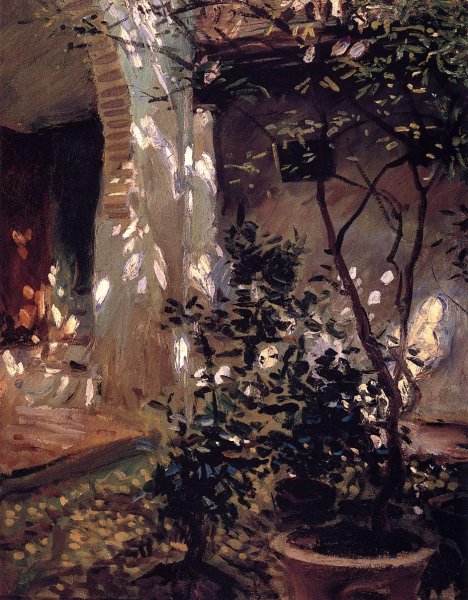 Granada: Sunspots by John Singer Sargent - Hand-Painted Oil Painting Reproduction
