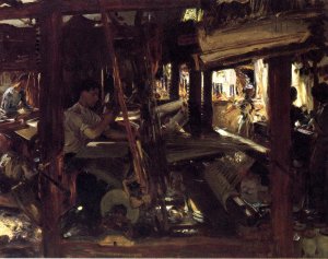 Granada: The Weavers by John Singer Sargent Oil Painting