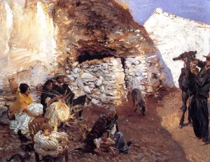 Gypsy Encampment by John Singer Sargent - Oil Painting Reproduction
