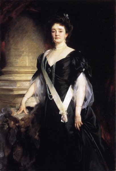 H.R.H. the Duchess of Connaught and Strathearn  by John Singer Sargent - Hand-Painted Oil Painting Reproduction