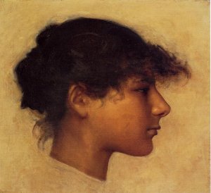 Head of Ana - Capri Girl by John Singer Sargent Oil Painting