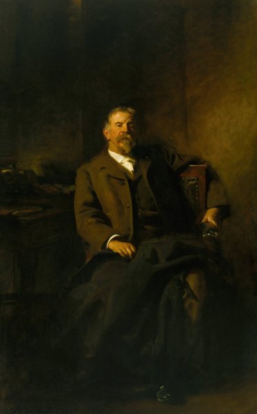 Henry Lee Higginson  by John Singer Sargent - Hand-Painted Oil Painting Reproduction