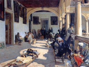Hospital at Granada by John Singer Sargent Oil Painting