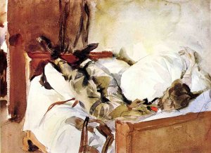 In Switzerland by John Singer Sargent Oil Painting