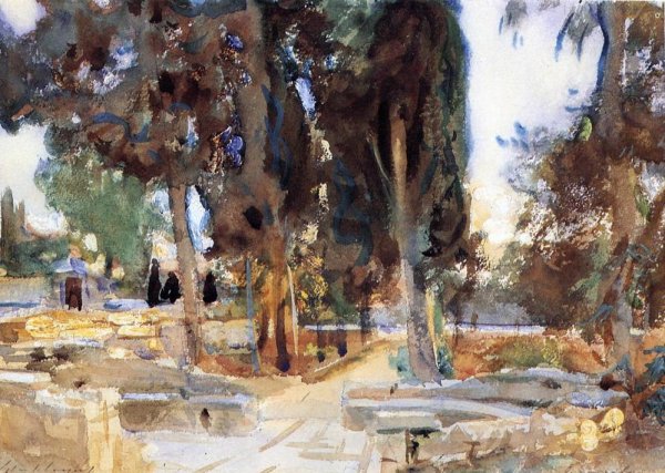 Jerusalem by John Singer Sargent - Hand-Painted Oil Painting Reproduction