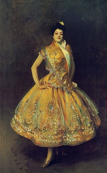 La Carmencita by John Singer Sargent - Hand-Painted Oil Painting Reproduction