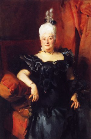 Lady Fauden-Phillips Helen Levy by John Singer Sargent Oil Painting