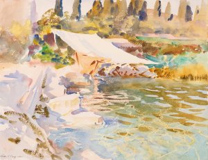 Lake Garda by John Singer Sargent Oil Painting
