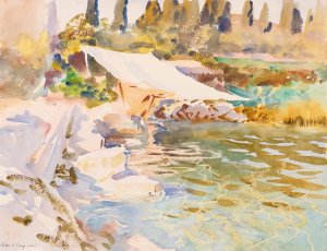 Lake Garda by John Singer Sargent Oil Painting