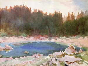 Lake in the Tyrol by John Singer Sargent Oil Painting