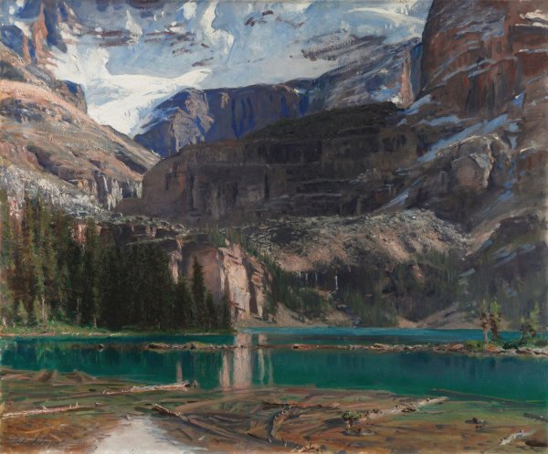 Lake O'Hara  by John Singer Sargent - Hand-Painted Oil Painting Reproduction
